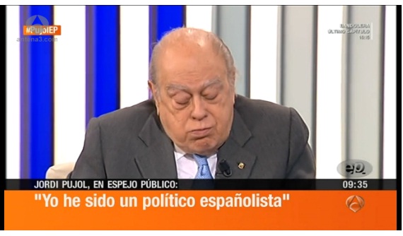 Declaraciones de Jordi Pujol a Antena 3 (video de 1′)