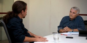 Orencio Osuna con Pablo Iglesias