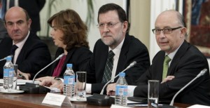 Rajoy con ministros principales vozpopuli