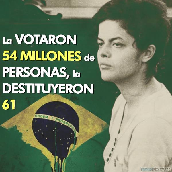 Dilma Rousseff destituida por el Senado de la Presidencia de Brasil