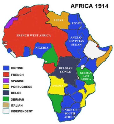 En 1885 las potencias europeas se repartieron el continente africano
