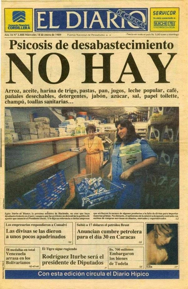 Cómo era Venezuela antes de Chávez y Maduro